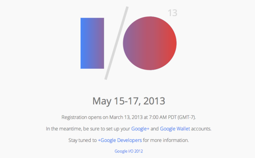 Google I/O開(kāi)發(fā)者大會(huì )注冊日期為3月13日早7點(diǎn)（圖片來(lái)自BGR）